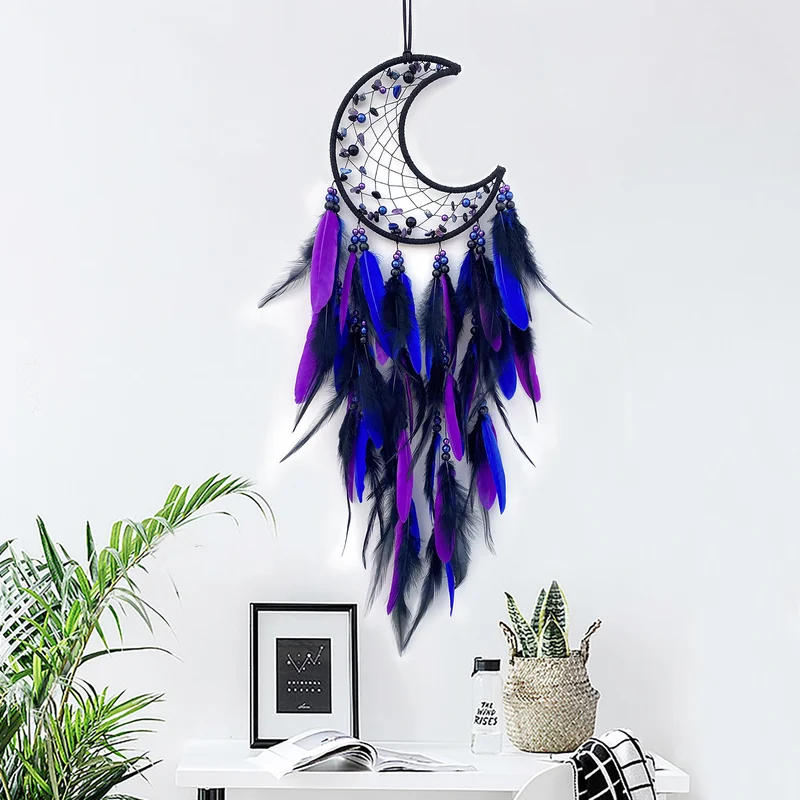 Dream Catcher Feather Wind Chime Home Car Pendant Wall Hanging Handmade Decoration Party Holiday Gifts Car Decor Accessories - Image 5