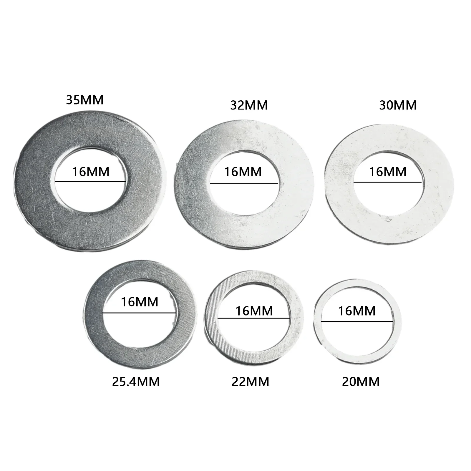 6Pcs Circular Saw Ring For Circular Saw Blade Reduction Ring Conversion Ring For Angle Grinder Power Tool Accessories