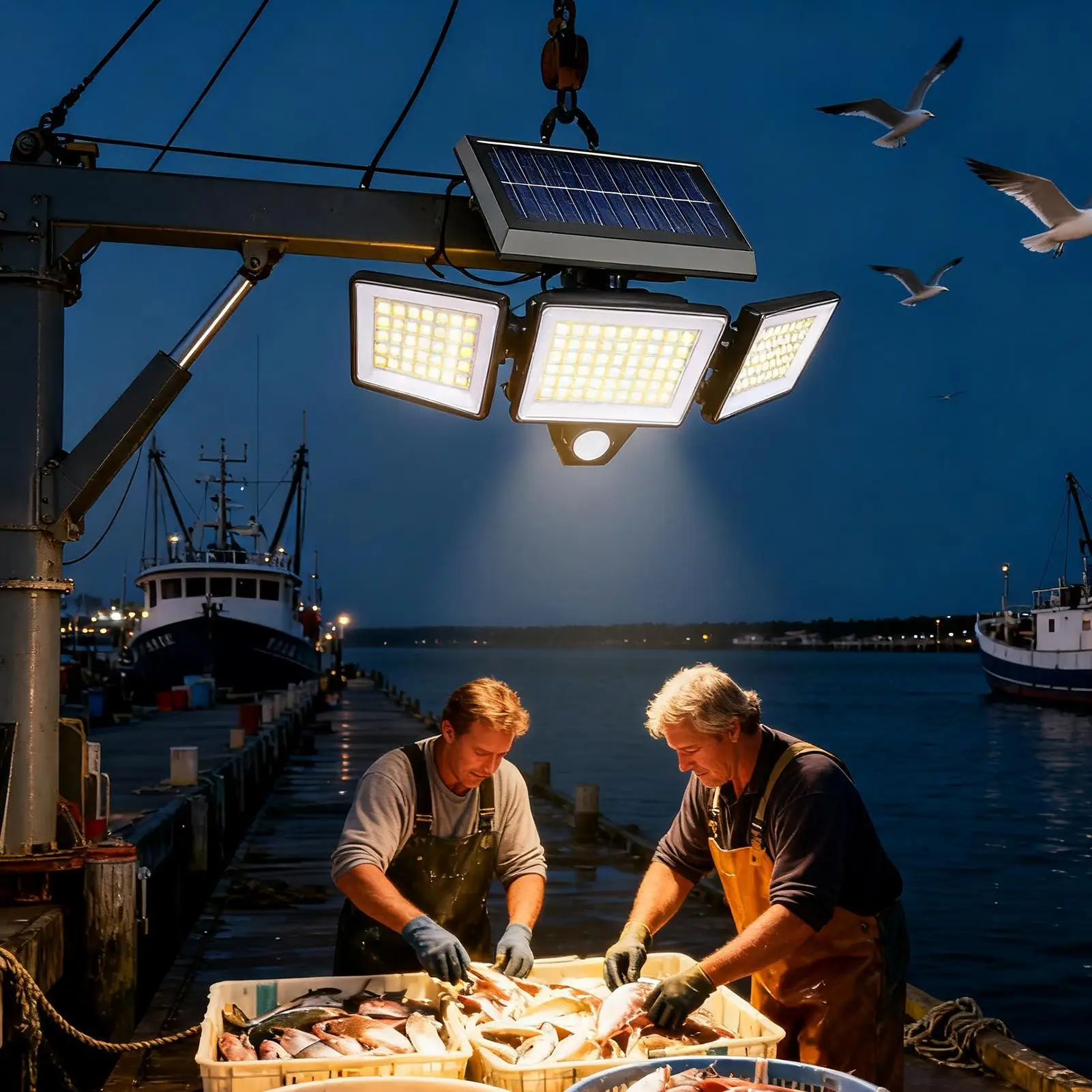 

Солнечные фонари, уличный водонепроницаемый датчик движения 2500 лм, водонепроницаемая лампа с дистанционным управлением, светодиодный солнечный садовый светильник с 3 головками для