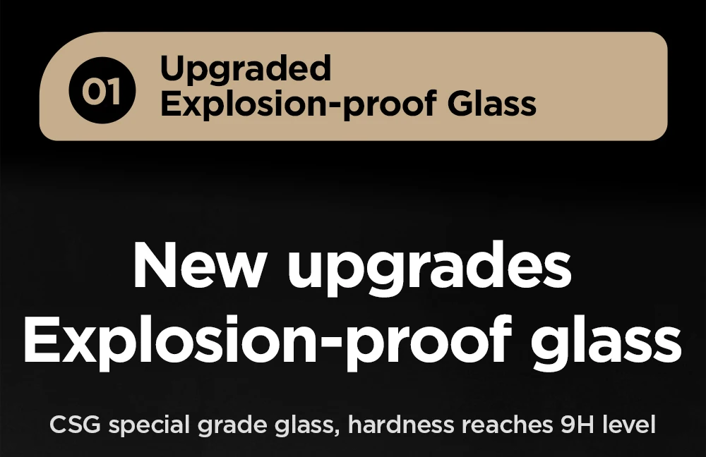 Joyroom 3/2/1PCS HD Gehärtetes Glas Für iPhone 16 Pro Max Vollbild HD Glas Screen Protector Für iPhone 16 15 14 13 Pro Max – Detail 9