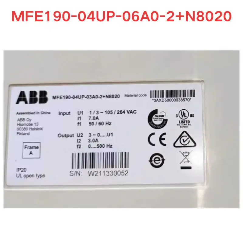 Used OEM disassembled parts Inventory MFE190-04UP-06A0-2+N8020 servo drive