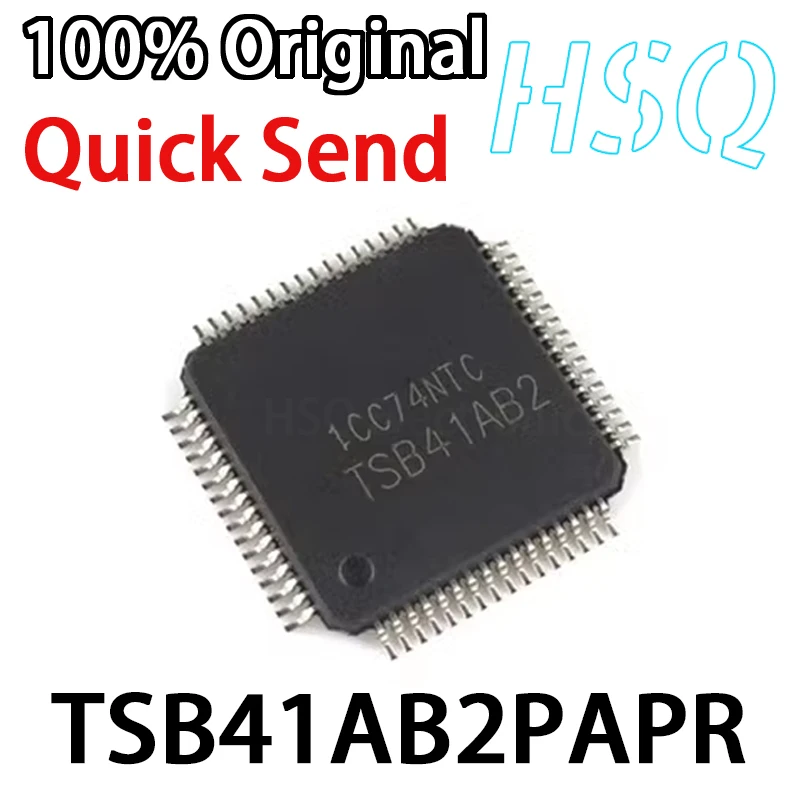 

1PCS TSB41AB2PAPR TSB41AB2 TQFP64 Interface Driver Brand New and Original