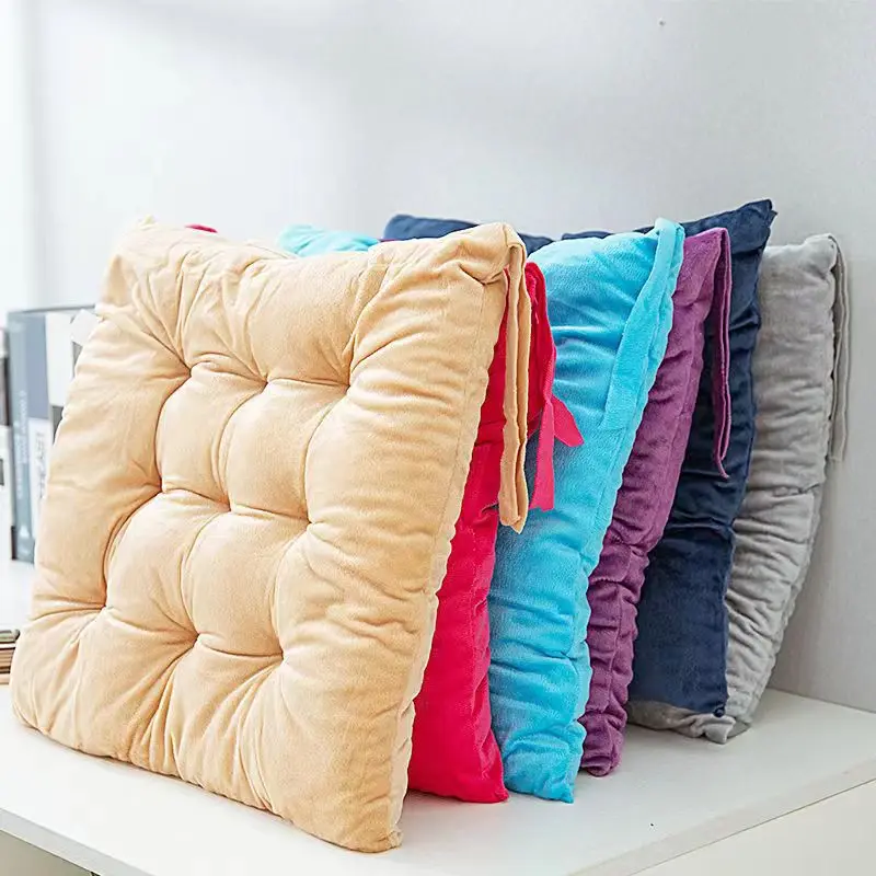 

Stool Cushion Student Solid Wood Sofa Tea Table Chair Butt Cushion Red Wood Chair Seat Cushion Extra Thick Dormitory Chair Cushi