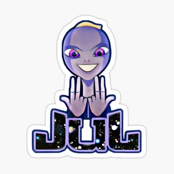 Jul autocollants pour ordinateur portable mur salle Anime mignon dessin animé impression bouteilles d'eau décorations Art pare-chocs fenêtre fond drôle bagages