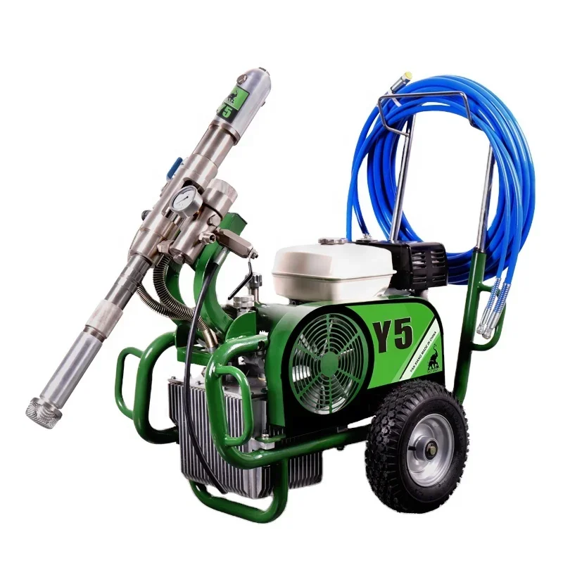 Y5 16L/min 260Bar high pressure airless putty spray machine with hydraulic piston