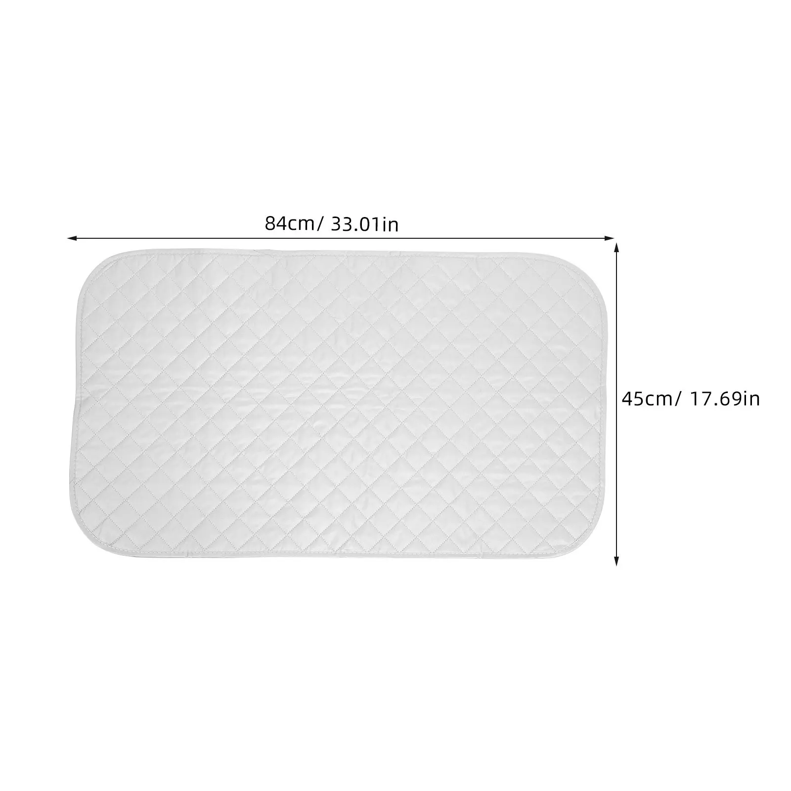 مقاومة للحرارة عدم الانزلاق القطن الكي حصيرة 45x85 سنتيمتر المحمولة طوي لسطح الطاولة السفر غرفة الغسيل أساسيات #3