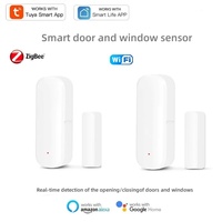 Tuya WiFi ZigBee Door Window Security-Protection Door Open / Closed Sensor Smart Life Detector Control Via Alexa Google Home