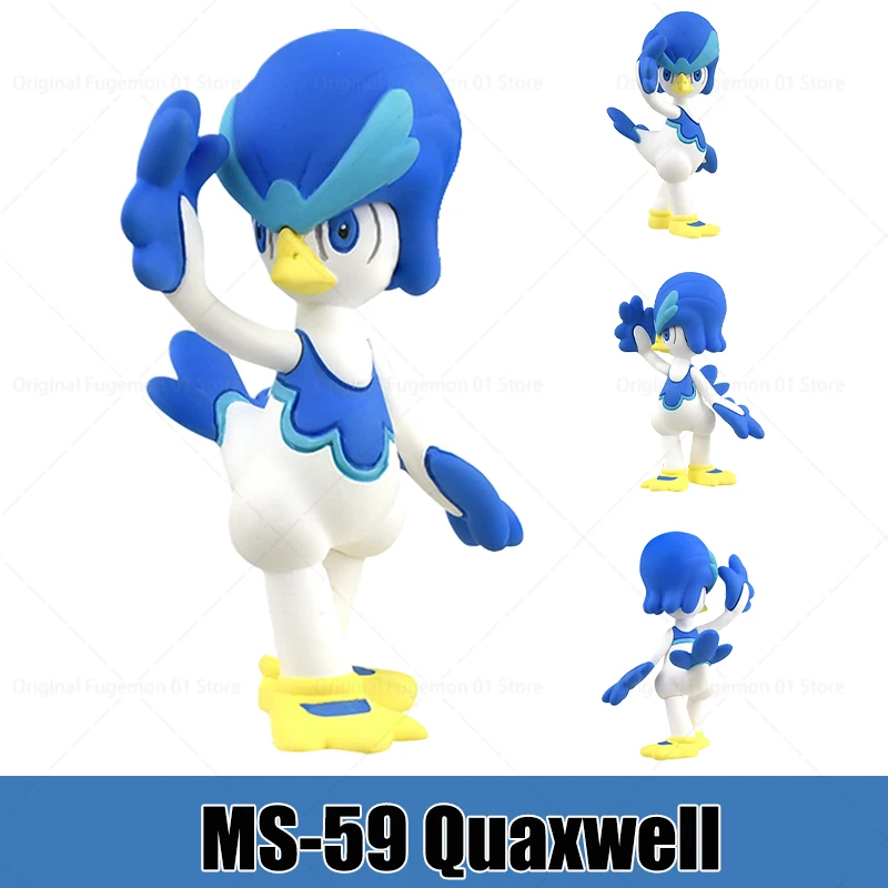 Original TAKARA TOMY Pokemon Floragato Blaziken Quaxly Quaquaval Mega Lucario Figur Spielzeug Sprigatito Meowscarada Modell Puppe Geschenke – Detail 19