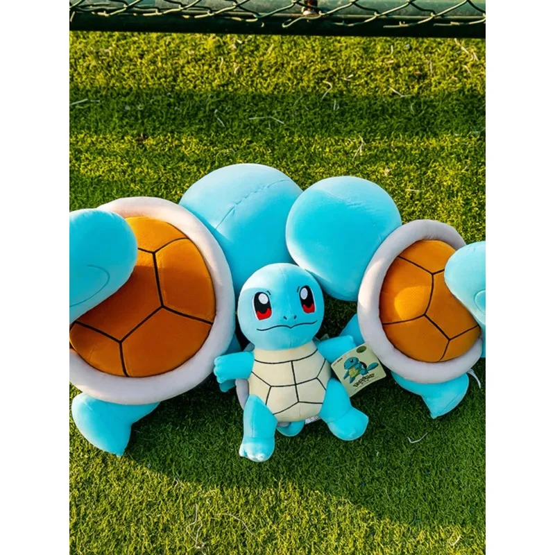 20-70cm obraz kreskówkowy Squirtle wypchana lalka Kawaii Pokemon duży rozmiar pluszowa zabawka śliczna miękka poduszka do rzucania prezenty urodzinowe dla dzieci