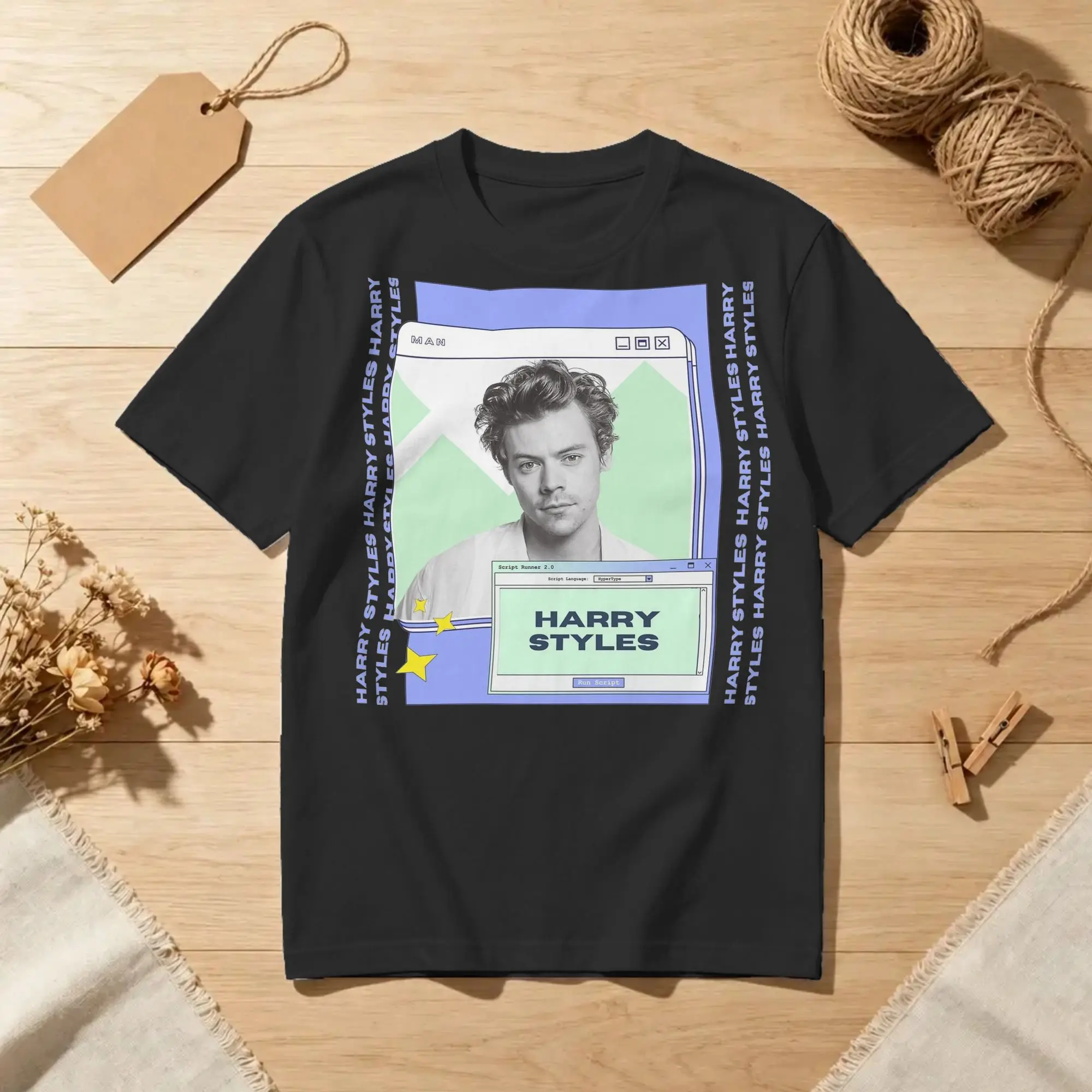 Vintage Harrys Styles Post T-Shirts Men Women Round Neck 100% Cotton T Shirt  Short Sleeve Tee Shirt Plus Size Clothes