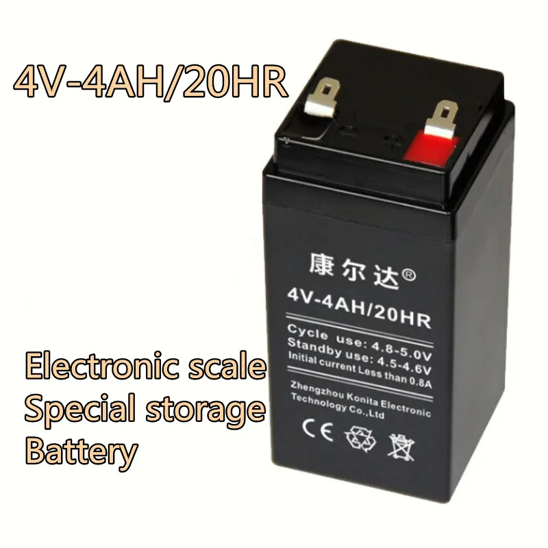 Original 4V 4.0Ah pricing electronic scale table scale lead-acid battery emergency light children\'s toy car rechargeable battery