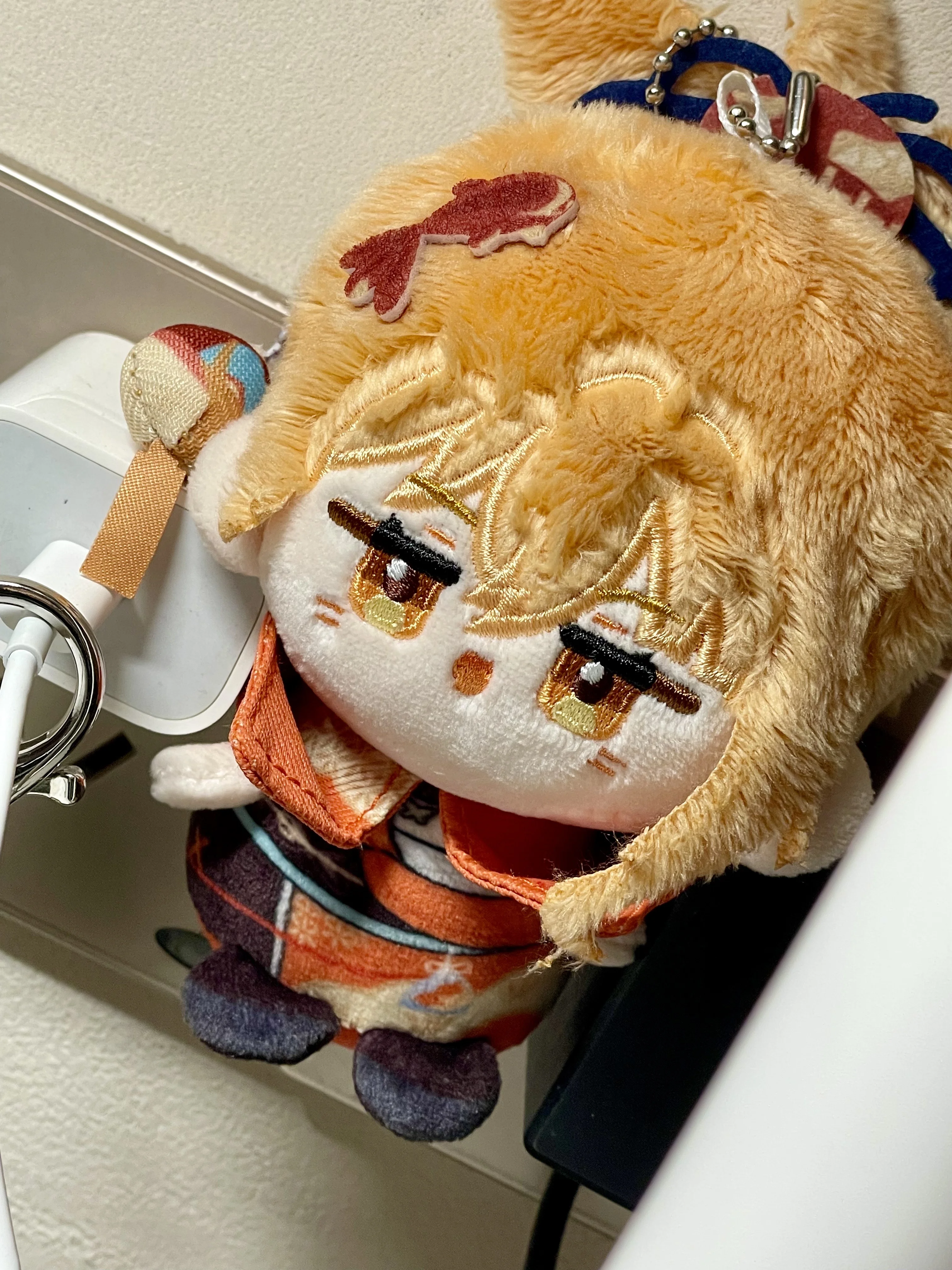 

Genshin Impact Aether Lumine Yoimiya Dainsleif Freminet Focalors Arlecchino Neuvill Stuffed Plushie Plush 10cm Doll Toy Keychain