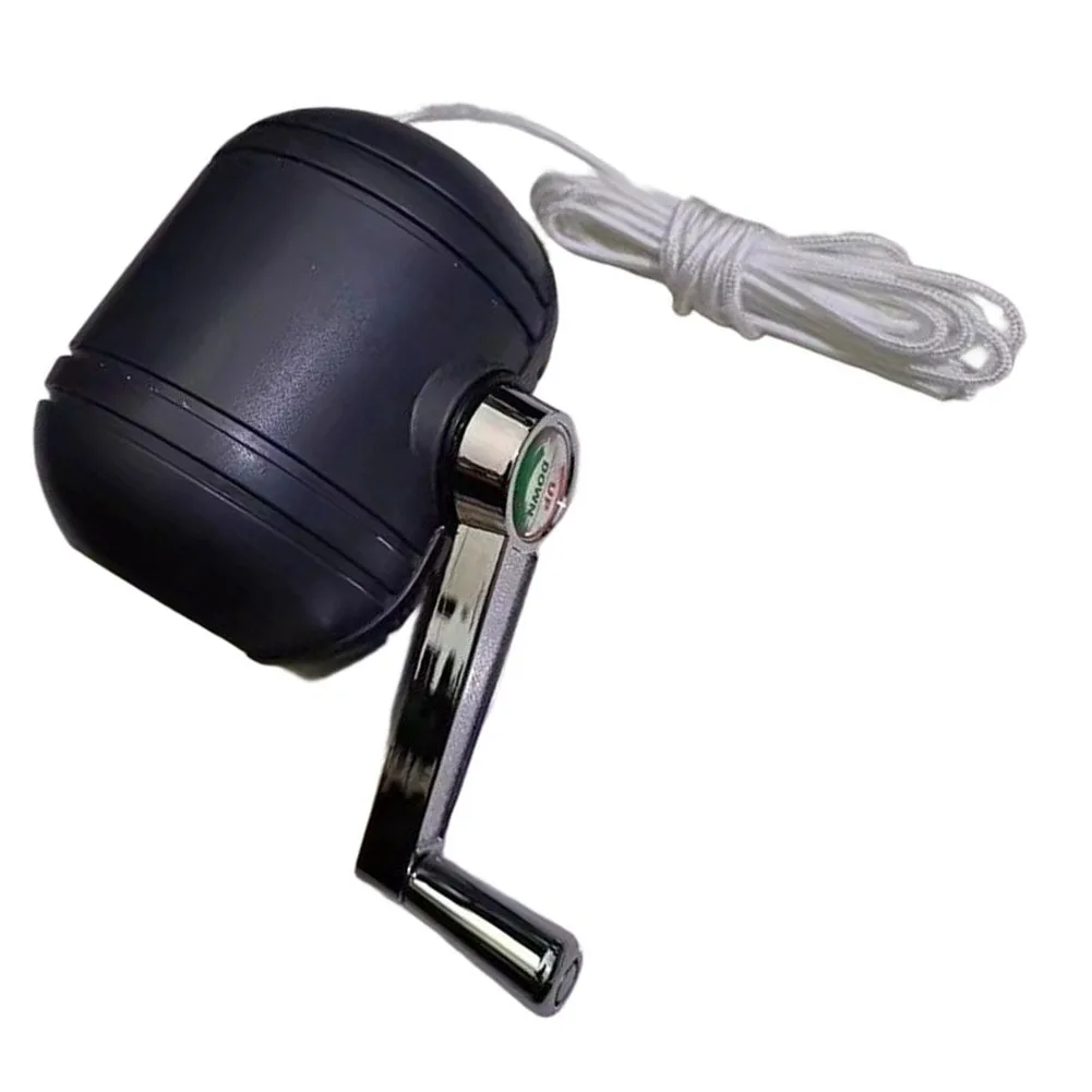 Umbrella Crank Assembly with Rope for Standard Patio Umbrellas - Smooth Operation For Yard Pool Garden Compatible