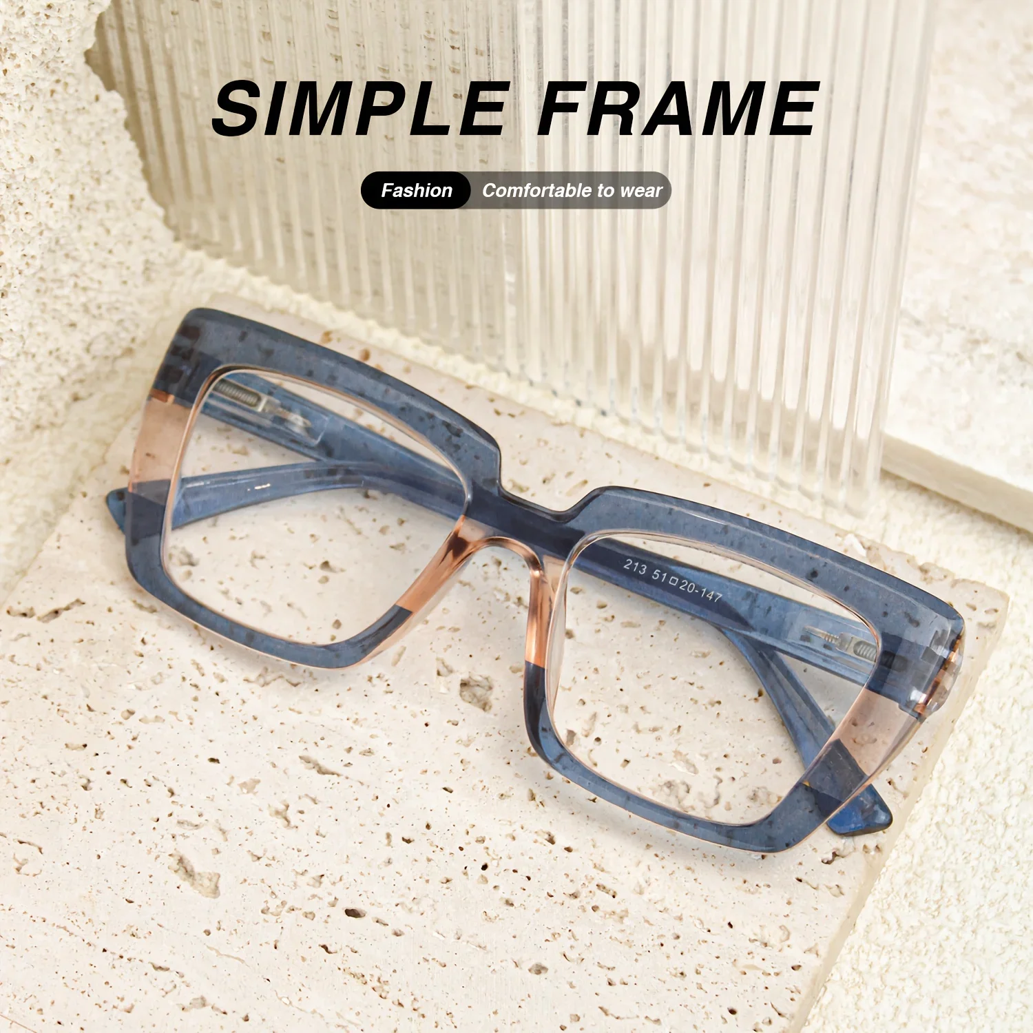 Retro Rectangle Reading Glasses Set — product information 9
