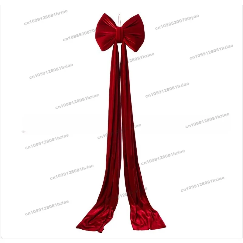 

Новое рождественское украшение, фланелевое украшение с бантом, подвеска в виде рождественской елки, украшение на окно, подвеска Meichen для торгового центра