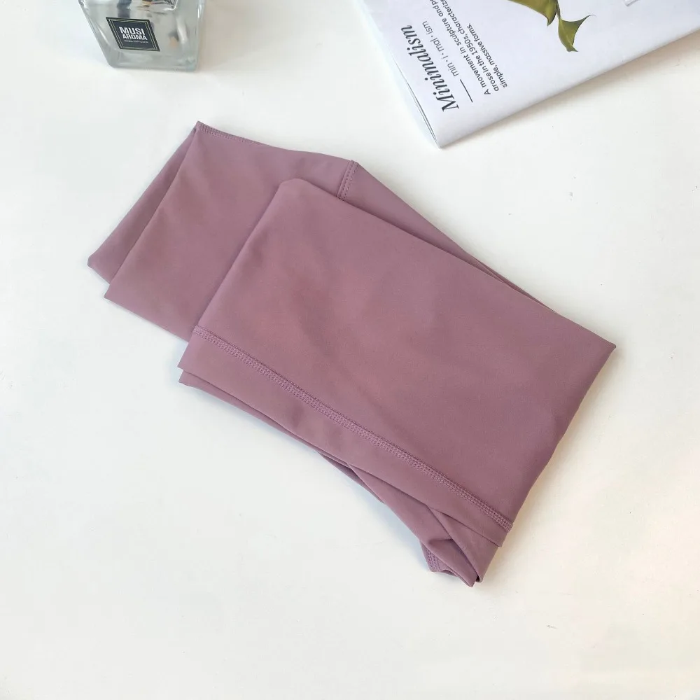 

Pilates Cream Colored Yoga Pants High Waist Hip Lifting Fitness Pants Stretchy Breathable Exercise Cropped Pants Exercise