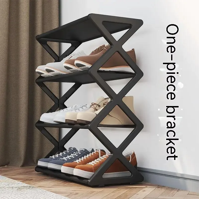 Simple X-shaped Fabric Dust-proof Shoe Rack Shoe Cabinet Multi-functional Household Multi-layer Space-saving Shoe Storage Rack