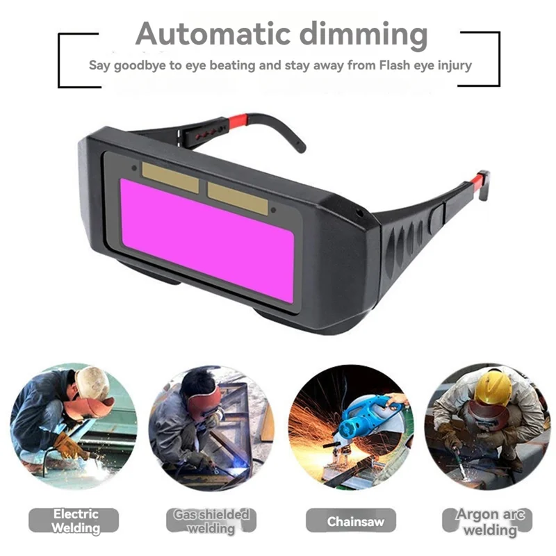 

Welding Goggles Automatic Light-Changing Welding Glasses For Welders Welding Protection Glasses For Welding-AA70