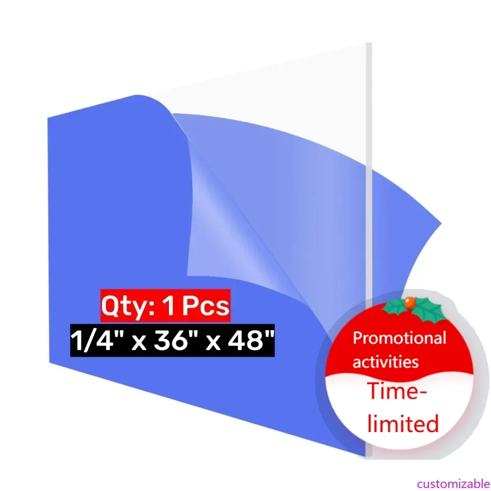 

Горячая распродажа: Настраиваемые листы из плексигласа 36x48, толщиной 1/4 дюйма, прозрачные акриловые листы 36x48, акриловая доска 6 мм, панель из плексигласа. Идеально!
