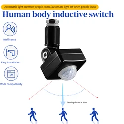 PIR Motion Sensor for LED Lights 220V 110V Human Body Sensor Infrared Detector Auto Dusk to Dawn Inductor Switch Adjustable Time