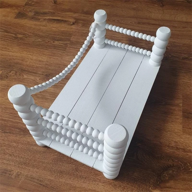 

J15U Photography Props Posing Bed for Baby Newborn Photo Props Furniture Infant DIY Photo Posing Backdrop Accessory