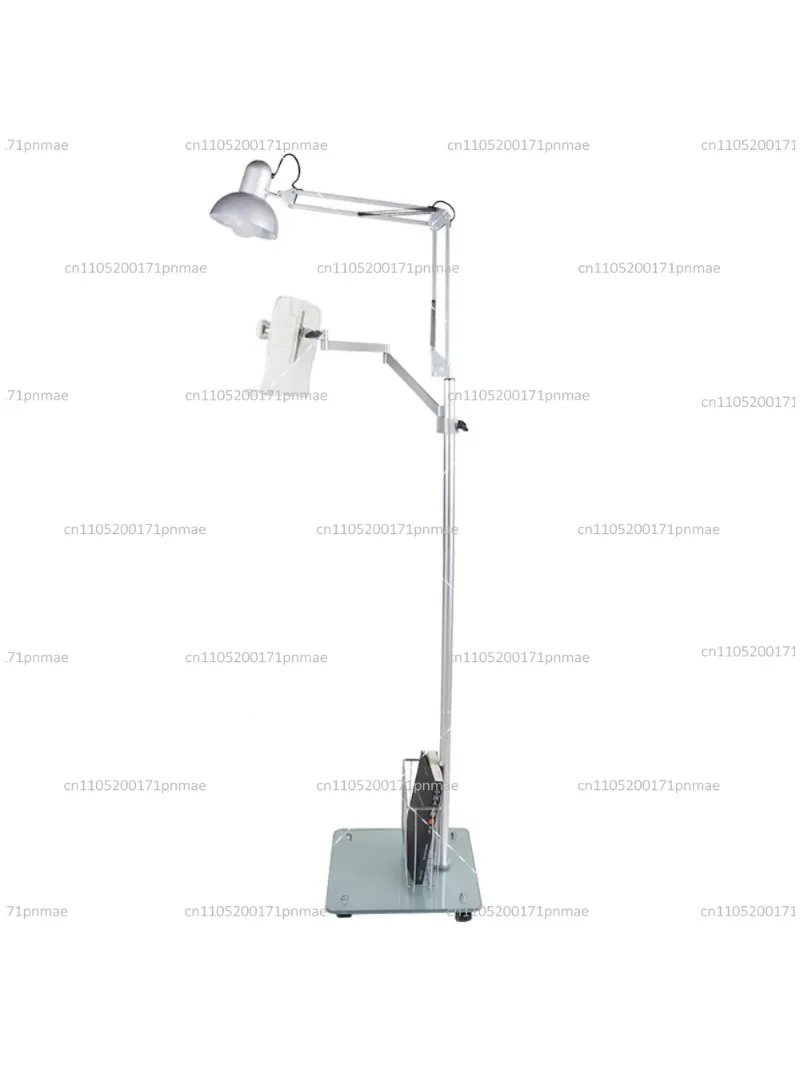 Portable Reading Bedside Book Stand, Height Adjustable Metal Holder for Books and Tablets