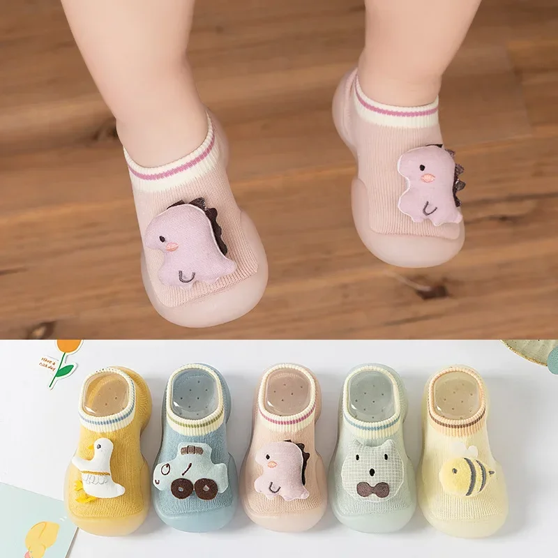 

Baby Toddler Shoes Baby Soft Bottom Spring And Summer Indoor Breathable Does Not Fall Off The Fall Floor Socks Sandals