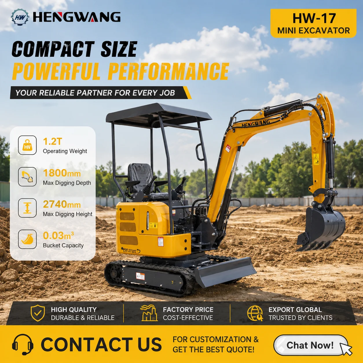 CE Certified Mini Digger Excavator Hydraulic Crawler Small Mini Excavator Machine for Farm Garden Construction Factory Direct