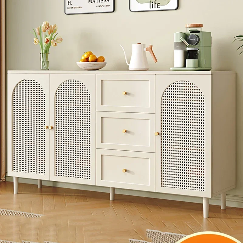 Rattan Mdf Storage Organizer Vintage Display Curio Craft Storage Cabinet Altar Accent Muebles Para El Hogar Home Furnitures