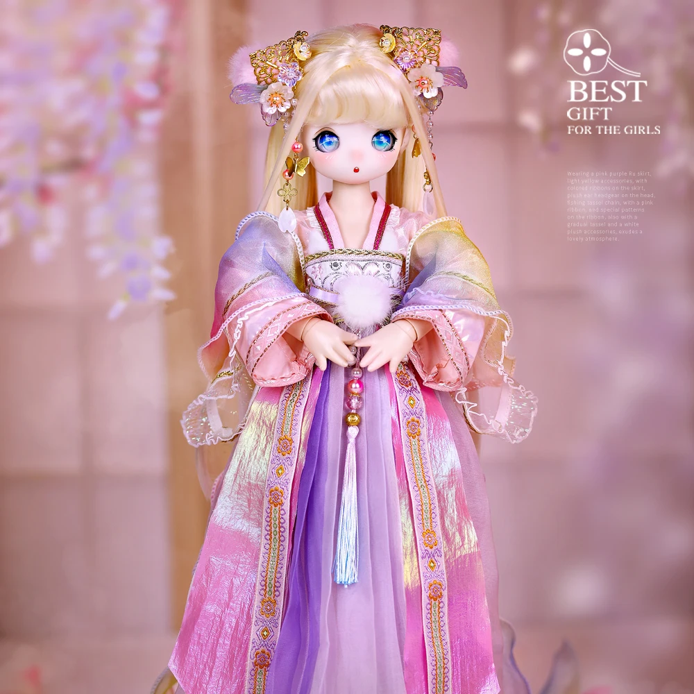 Dolly BJD 1/4 40cm Fadas Anime Coleção Oficial