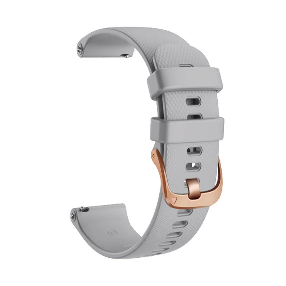 Pulseira de silicone para Garmin, pulseira de relógio inteligente, pulseira, pulseira para Venu SQ 2 Plus, Vivoactive 3, D2 Air X10, 20mm