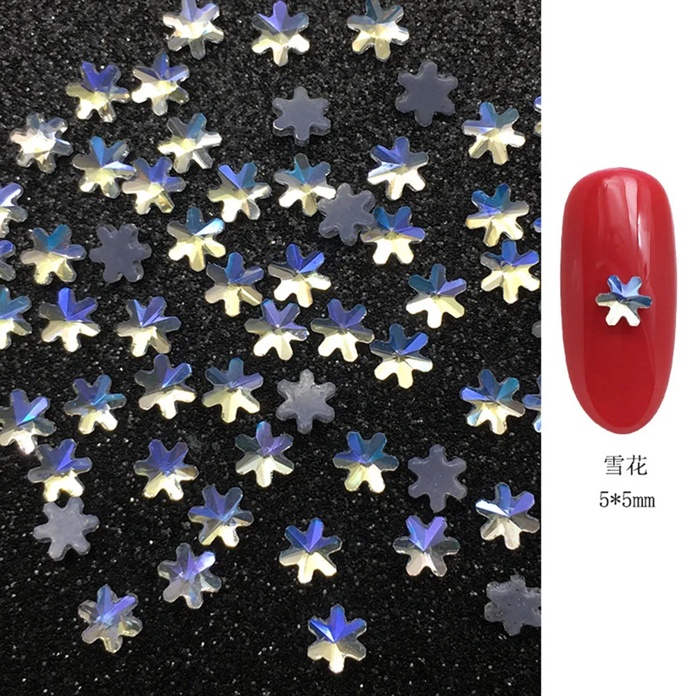 

TC Wholesale 5*5 Snowflake 1000PCS Super Flash Moonlight Shaped Glass Crystal Hotfix Rhinestones Flatback,Clothing Accessories