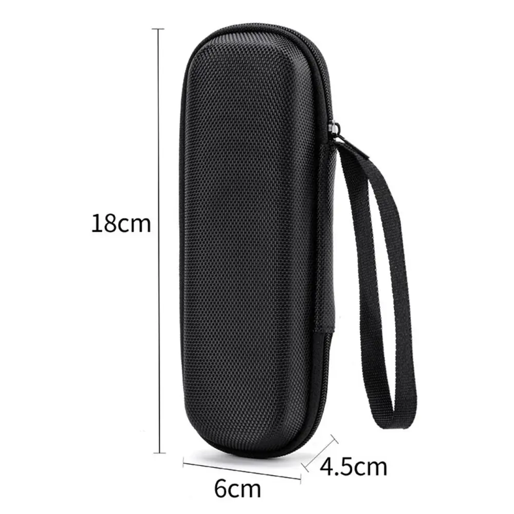 New Hard Shell EVA Storage Box Mini Portable Zipper Earphone Case Black Protective Storage Case Digital Accessories