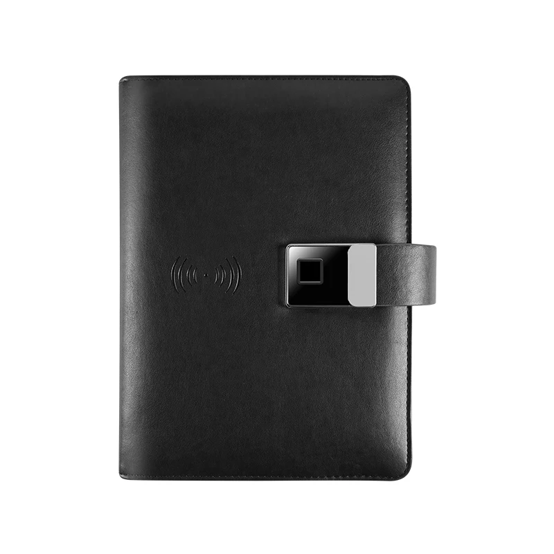 2024 Smart Charger Power Bank Diary Notebook with USB Pen and Calculator Wired and Wireless USB Charger Diary Agenda