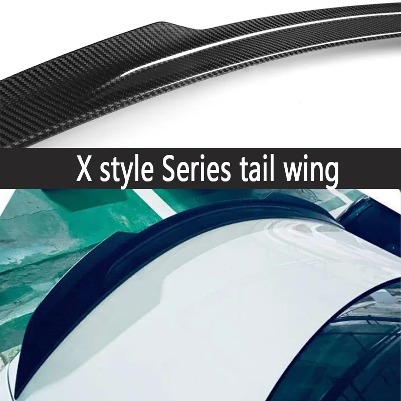 For Mercedes Benz S Class W222 W223 Dry Carbon Fiber Spoiler Shunt Rear Tail fins Duckbill Car Wing Retrofit the rear wing