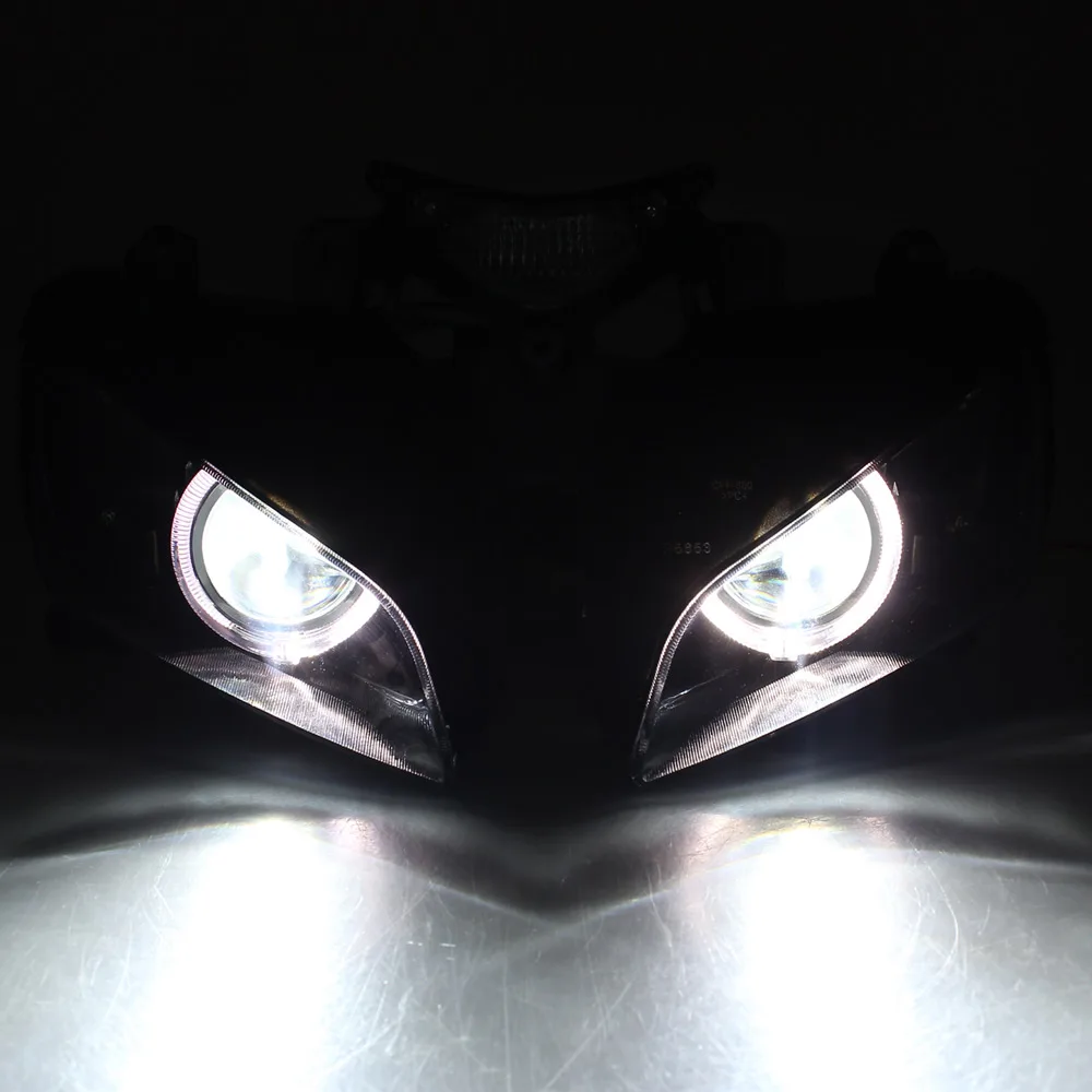 Motocykl 12V 35W regulowany Hi/Lo Beam LED HID Bi-Xenon przedni reflektor montaż reflektorów pasuje do Honda CBR1000RR 2004-2007