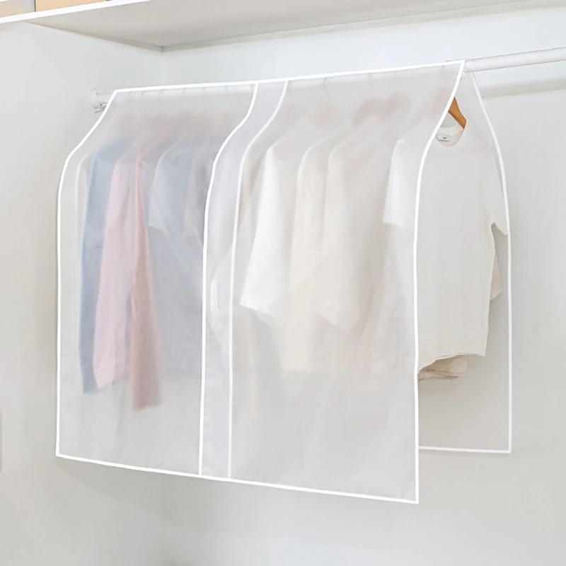 Transparent Clothing Dustproof Cover Dress Clothes Garment Covers Hanging Organizer Waterproof Jacket Coat Dustproof Protector