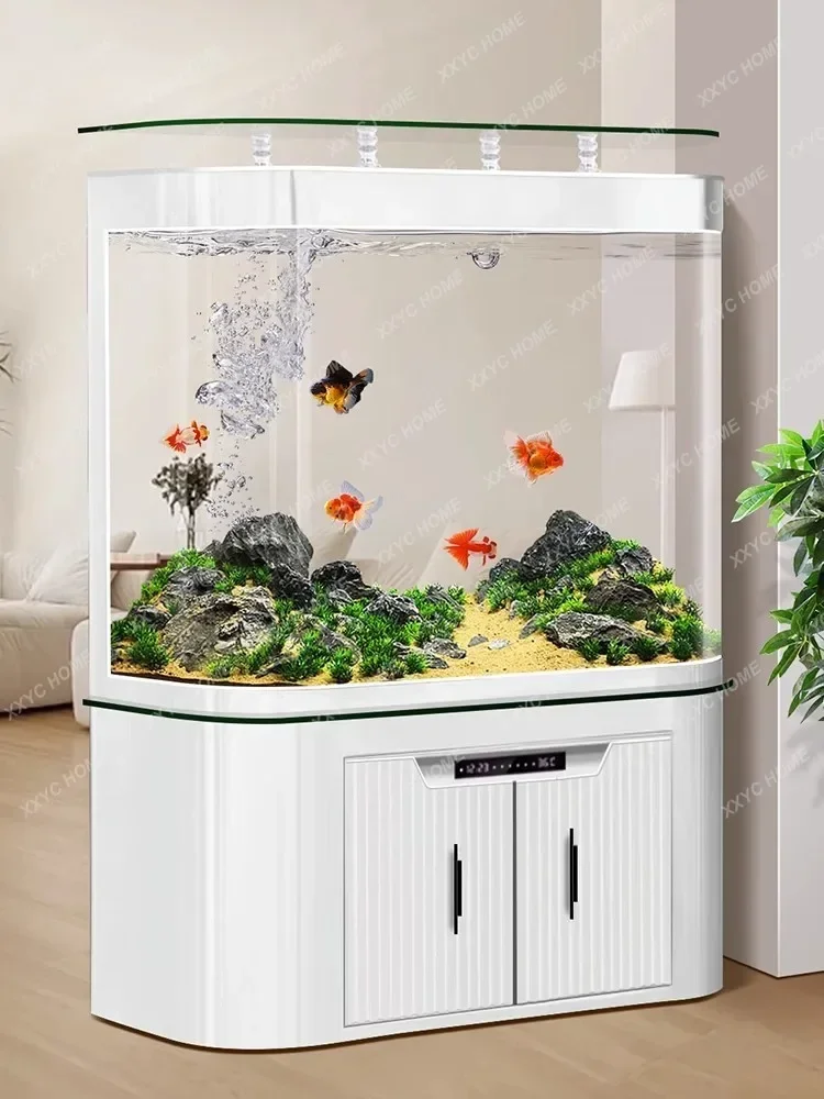 

Fish Tank Aquarium New Bottom Filter Home Living Room Ecological Self-Circulation