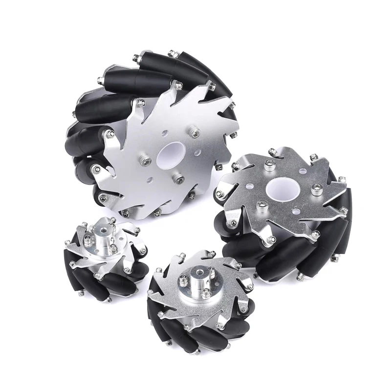 4 pieces/1set of McNum wheel omnidirectional wheel smart car tire 100mm 127mm Mecanum omnidirectional wheel ROS mobile platform
