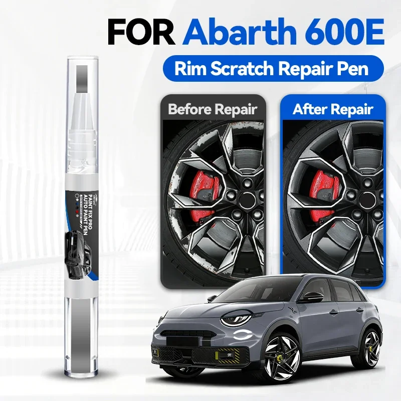 Lápiz de Reparación de Pintura para Vehículos, para FIAT Abarth 600E 2024-2025, Accesorios para Reparación de Arañazos, Rojo 159, Blanco, Verde, Morado