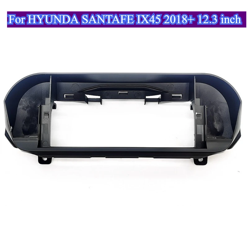 

Для HYUNDAI SANTAFE IX45 2018 + радио стерео авторадио Android Fascia 12,3-дюймовый комплект крепления на раму автомобиля, панель отделки, рамка, монтажные крышки