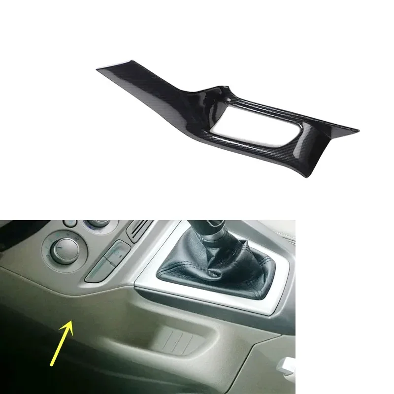 For Ford Focus MK3 2012 ABS Carbon Fiber Style Decoration Accessories Car Center Console Interior Cover Door Trims Stickers