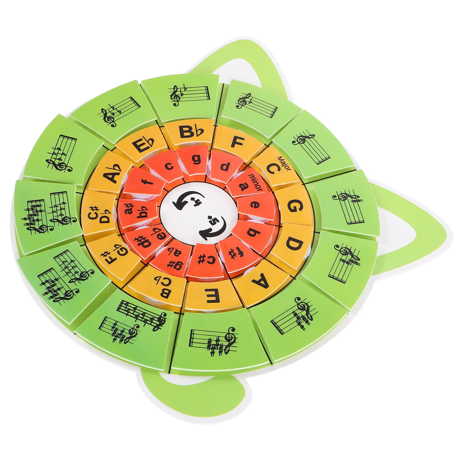 

Набор: Колесо квинт-круга с карточками для тренировки ритма, инструмент для изучения теории музыки для студентов-пианистов, учебное пособие для занятий в классе