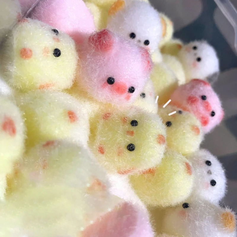 Mini Relief Squeeze Toy Sticky Mini Chick Pig Dog Stress Relief Toy