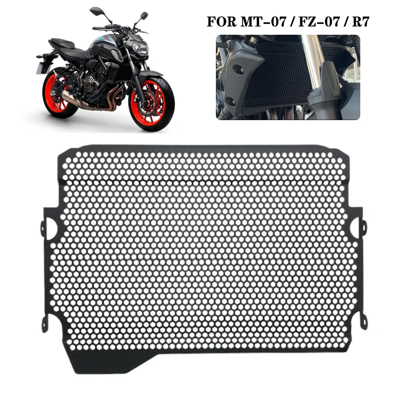 

2024 MT07 Radiator Grille Guard Cover Fuel Tank Protection For Yamaha MT-07 MT 07 FZ 07 FZ-07 YZF R7 2018 2019 2020 2021 2022