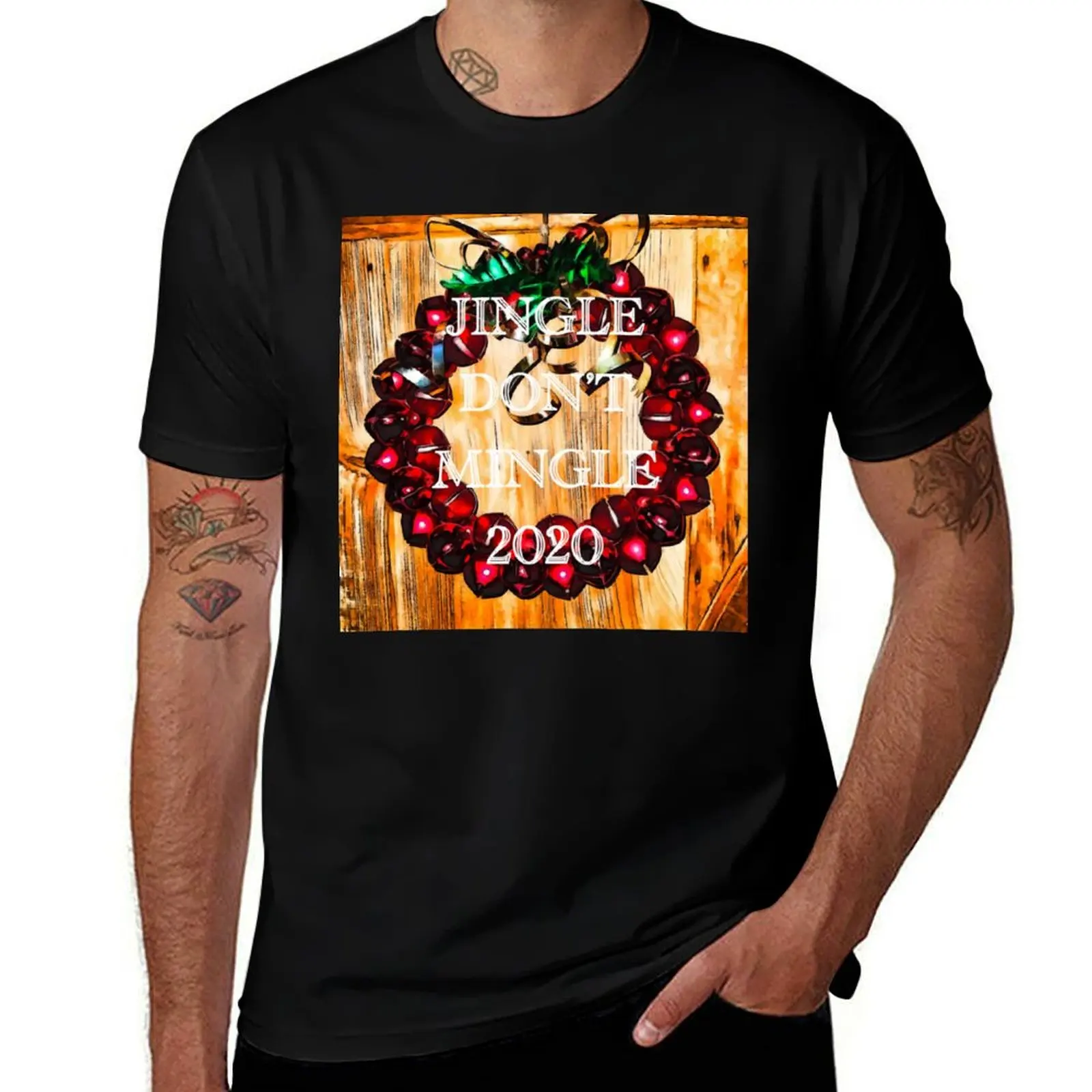 Jingle Don’t Mingle 2020 T-Shirt summer tops customizeds Short sleeve tee tops fitted t shirts for men