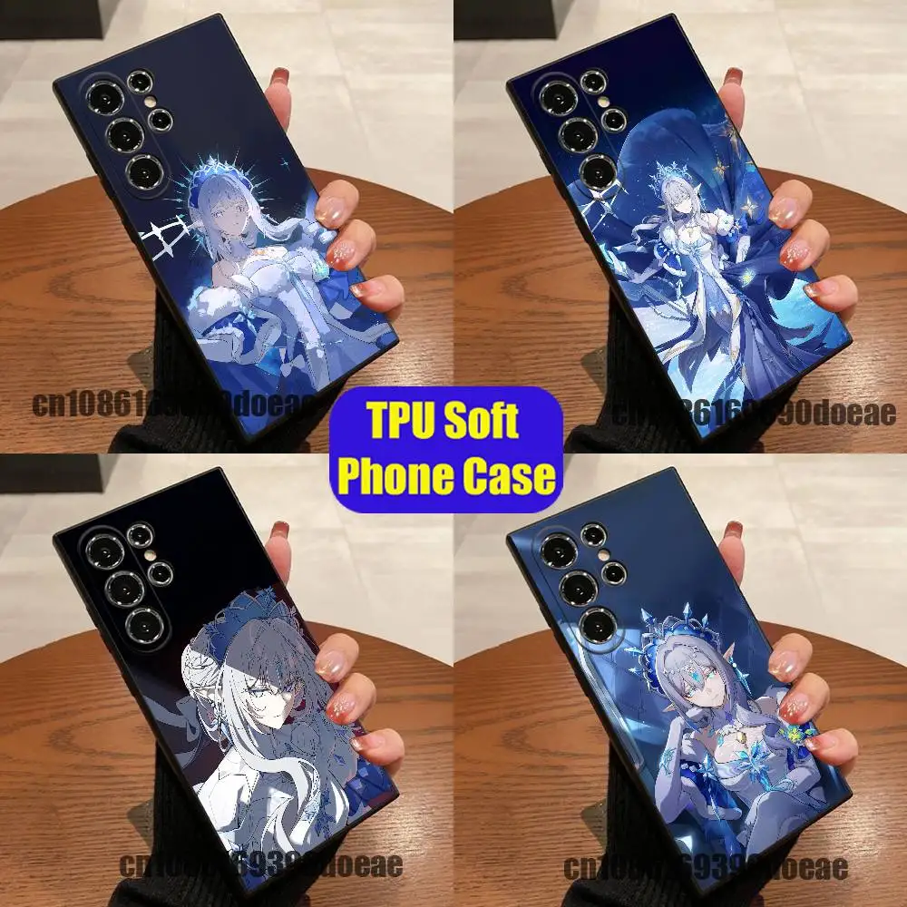 For Genshin Impact Tsaritsa Phone Case For Samsung S22,S24,S20,S25,S23,S30,S26,Ultra,Plus,Fe,Lite Custom Tpu Cover