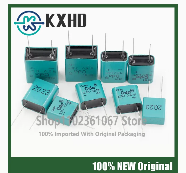 1PCS Waterproof farah capacitance 5.5 V 0.22 F / 3.5/1.5/2.5/0.47/1.0 F square all capacitor