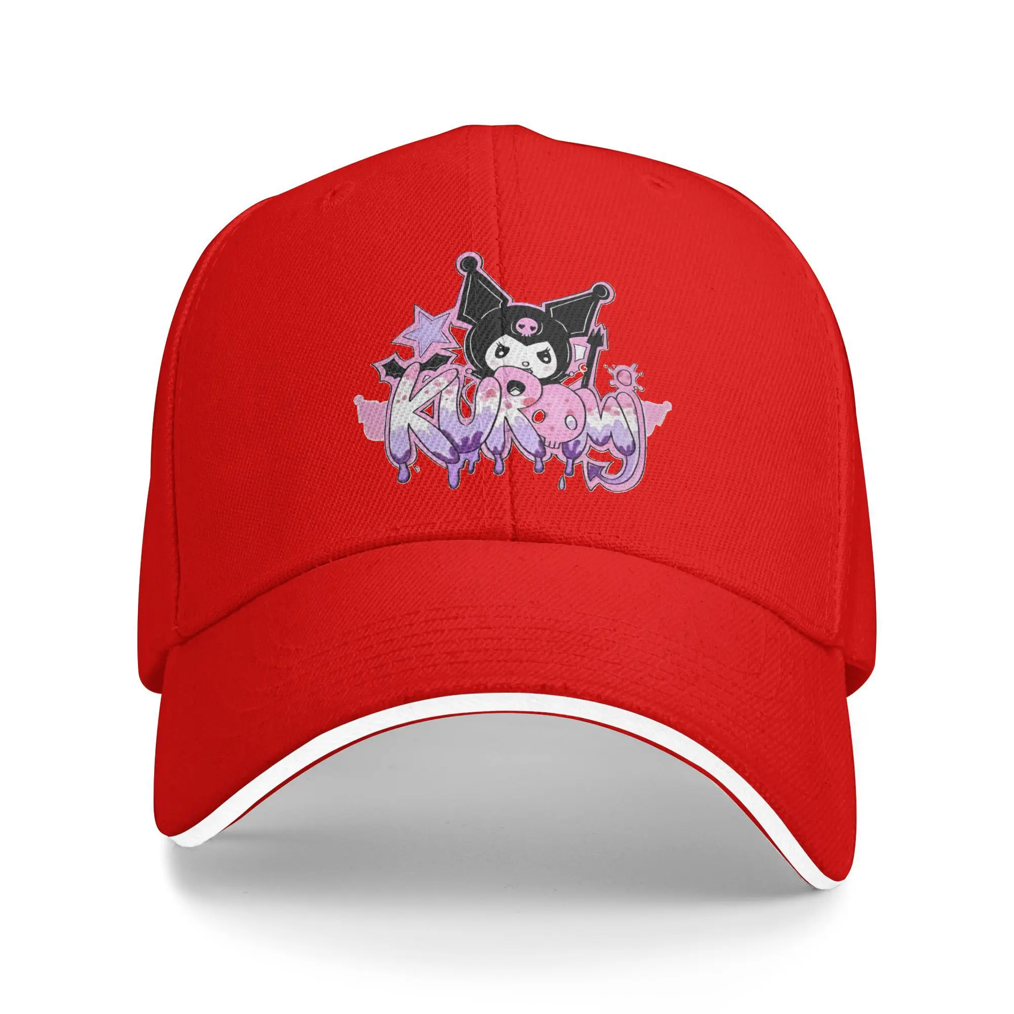 

Kuromi Classic T Shirt 5720290591 Sun Baseball Cap Summer Classic Hip Hop Hats For Men Adult Hiking Fishing Snapback Cap