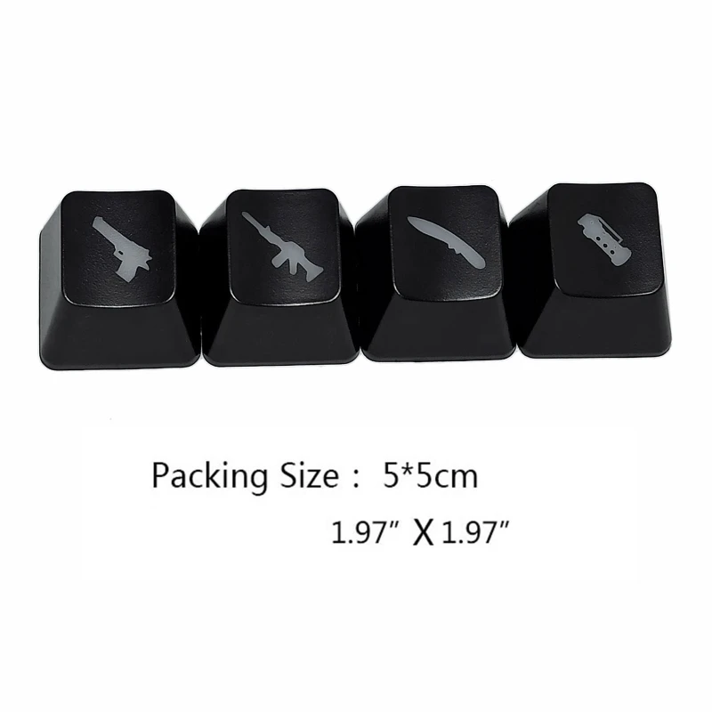 Gaming Design Backlight Keycaps Untuk Cherry Mx Mechanical Gaming Keyboard WASD Direction Keys OEM ABS Keycap